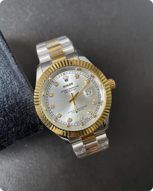Rolex Date-Just Beige