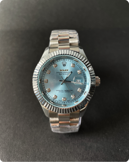 Rolex Datejust – Ice Blue Diamond Dial